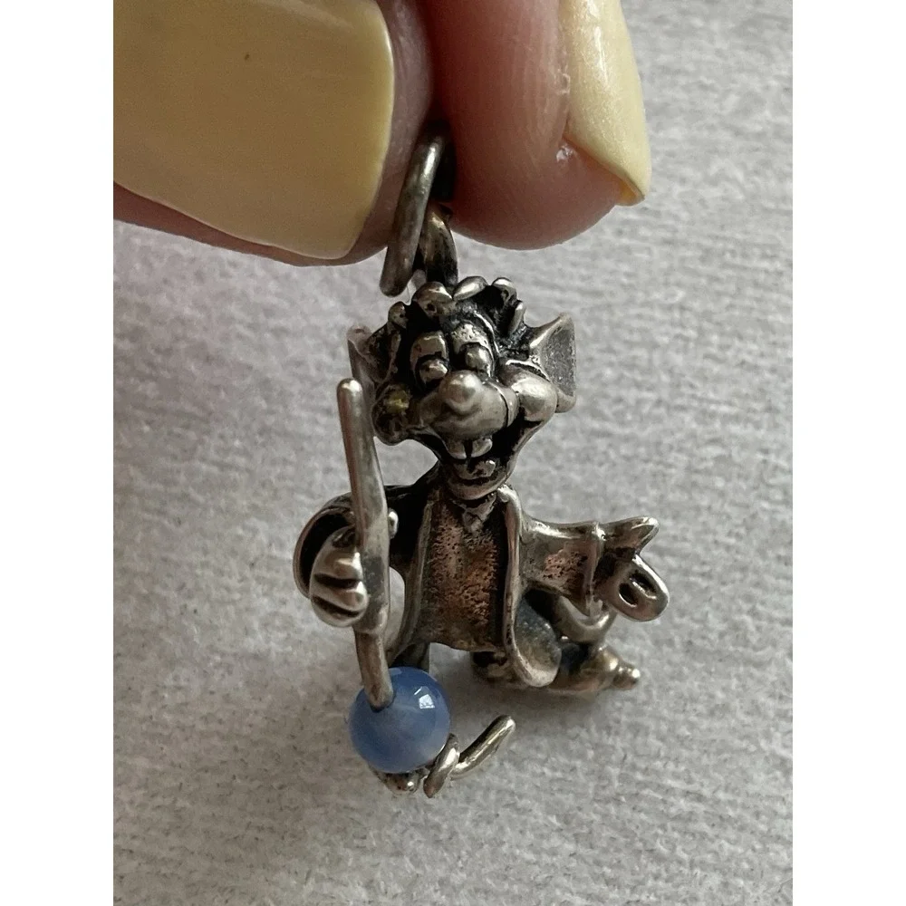vintage 1990s sterling silver Disney charm LTD Edition Mouse From Cinderella